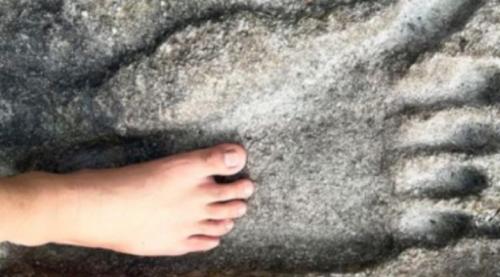 Người khổng lồ hiện thân? Dấu chân khổng lồ lưu lại trên khắp thế giới