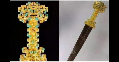 Chuôi kiếm bằng vàng ròng 6kg trong lăng mộ quý tộc thời Tây Chu gây sửng sốt